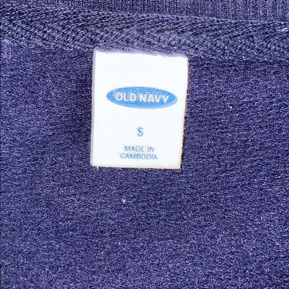 navy blue sweatshirt - Picture 3 of 3